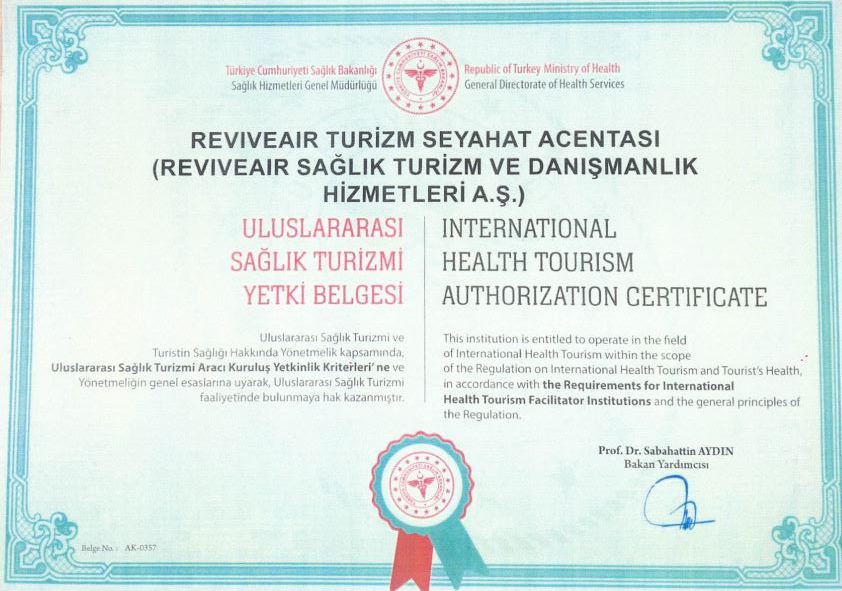 Health Tourism Certificate